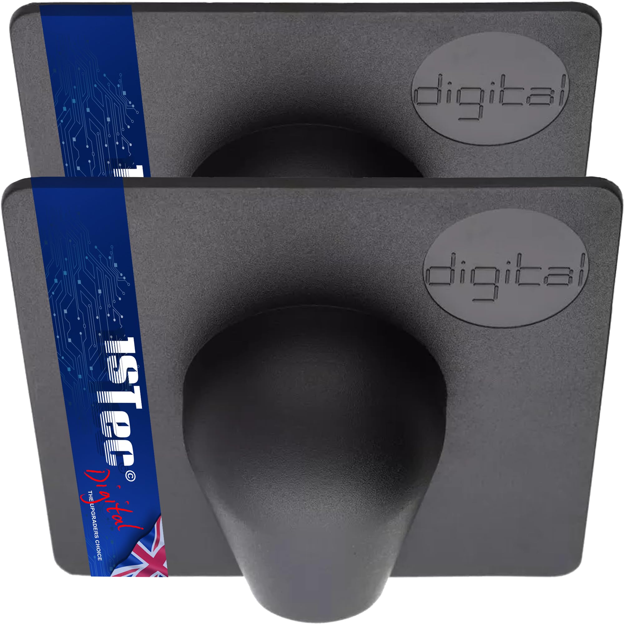 2 x Black Drill Hole Damage Cable Tidy Cover Shield for Pipe Hose Buster